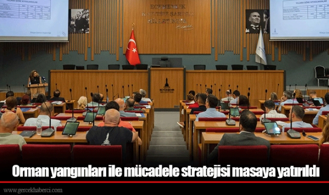 Orman yangınları ile mücadele stratejisi masaya yatırıldı