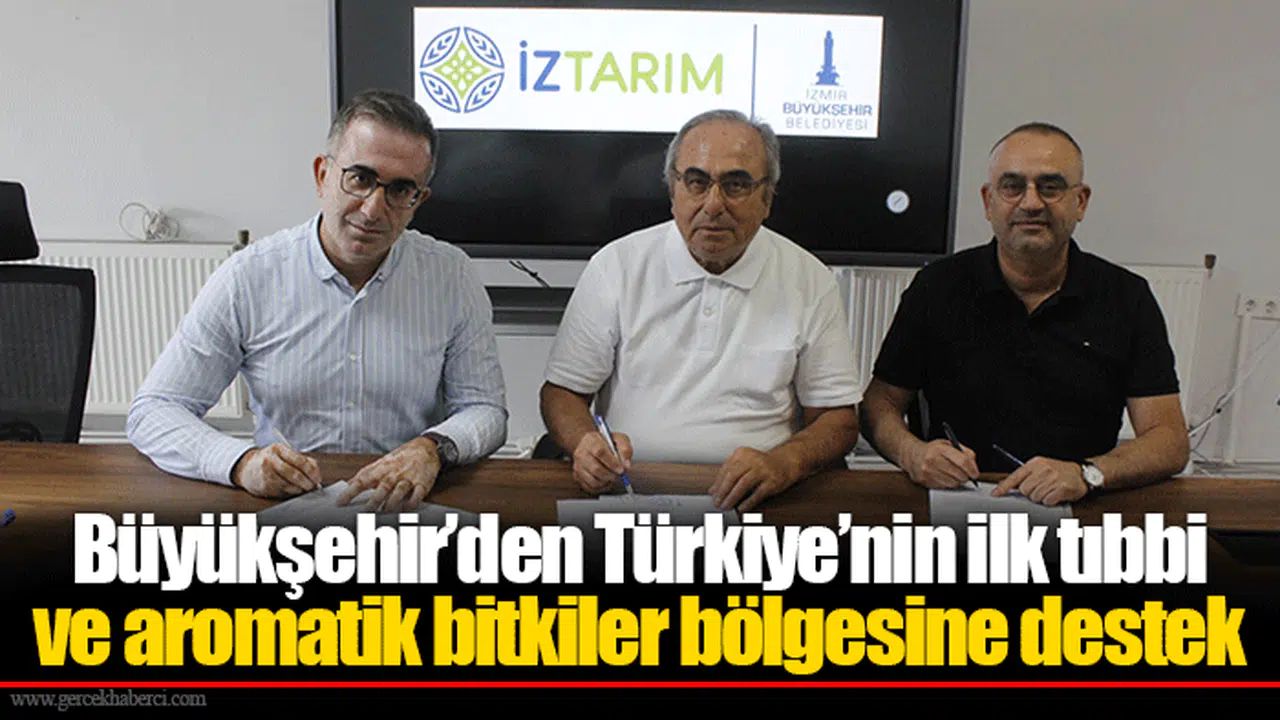 Büyükşehir’den Türkiye’nin ilk tıbbi ve aromatik bitkiler bölgesine destek