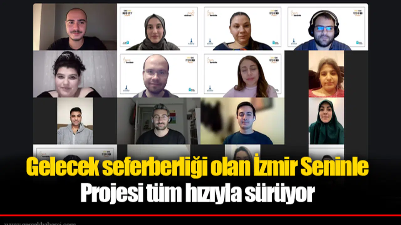Gelecek seferberliği olan İzmir Seninle Projesi tüm hızıyla sürüyor