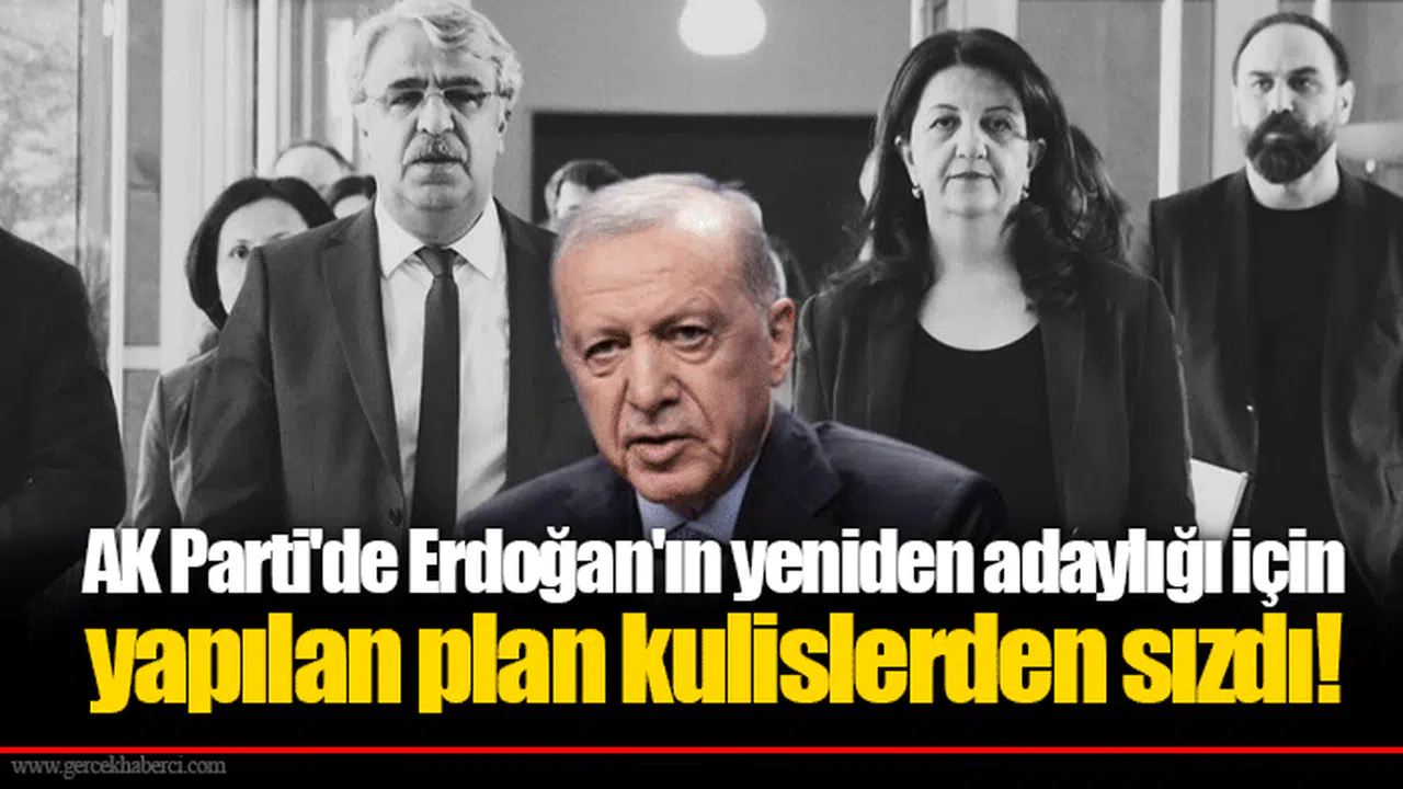 AK Parti'de Erdoğan'ın yeniden adaylığı için yapılan plan kulislerden sızdı!