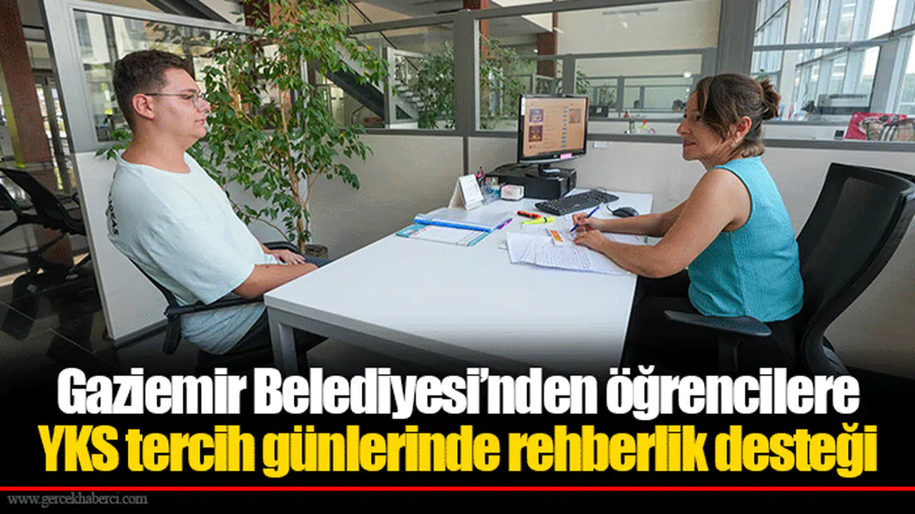 Gaziemir Belediyesi’nden öğrencilere YKS tercih günlerinde rehberlik desteği