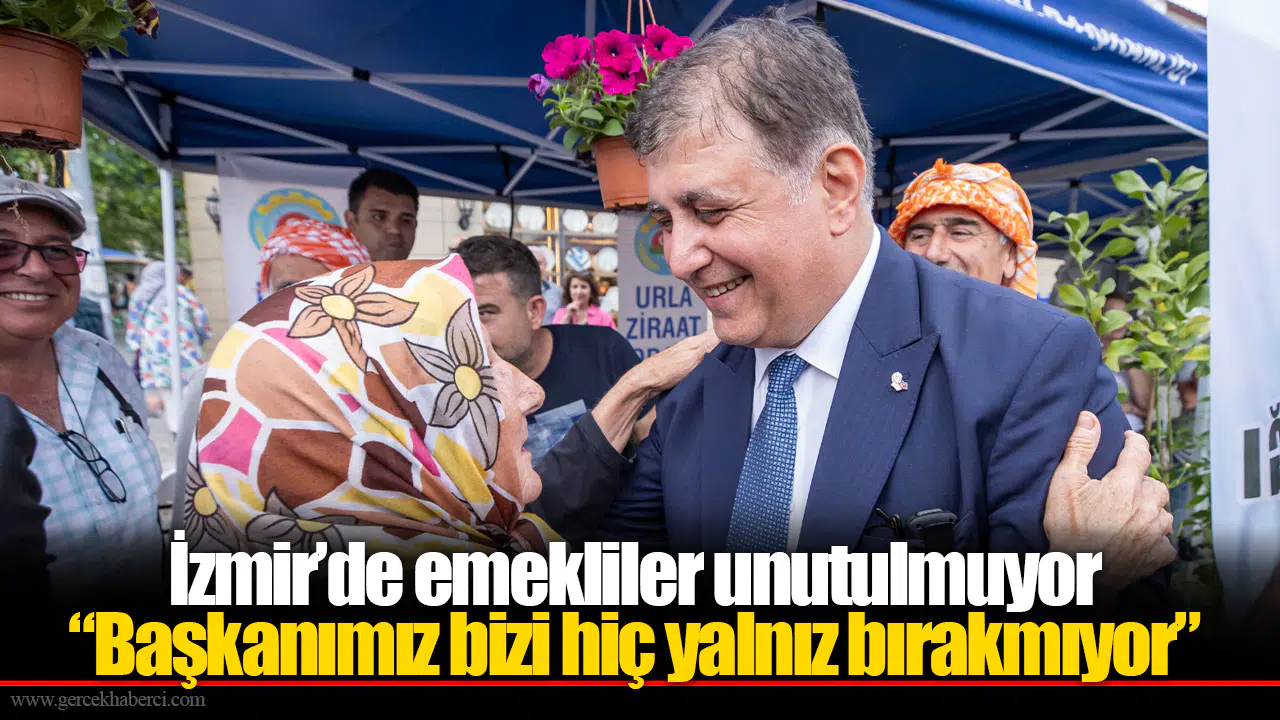 İzmir’de emekliler unutulmuyor “Başkanımız bizi hiç yalnız bırakmıyor”