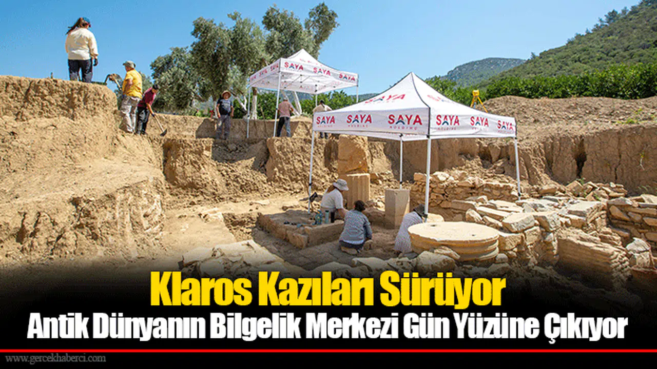 Klaros Kazıları Sürüyor... Antik Dünyanın Bilgelik Merkezi Gün Yüzüne Çıkıyor