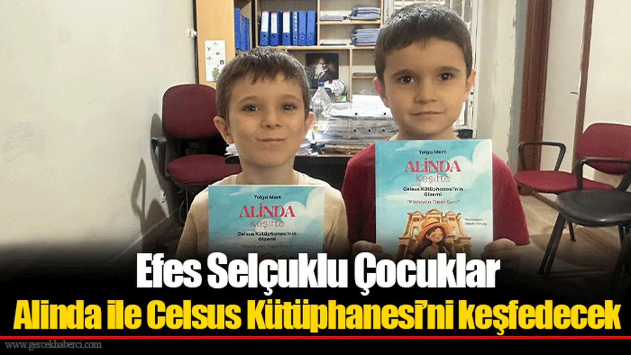 Efes Selçuklu Çocuklar Alinda ile Celsus Kütüphanesi’ni keşfedecek
