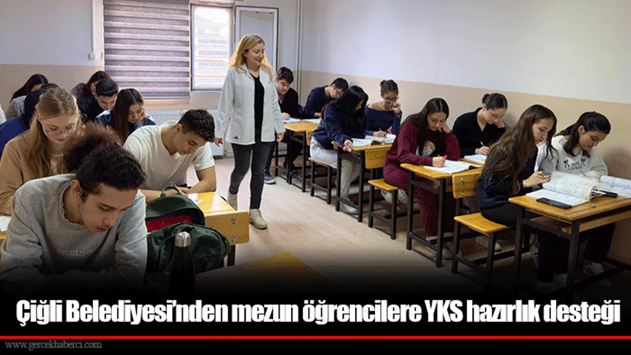 Çiğli Belediyesi’nden mezun öğrencilere YKS hazırlık desteği