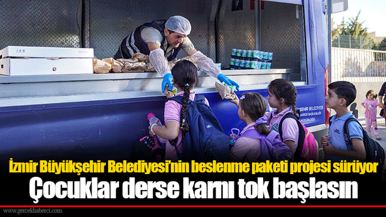 İzmir Büyükşehir Belediyesi’nin beslenme paketi projesi sürüyor
