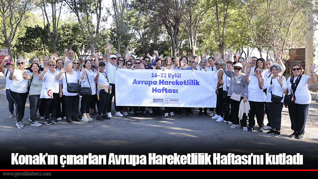Konak’ın çınarları Avrupa Hareketlilik Haftası’nı kutladı