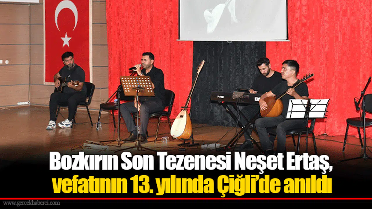 Bozkırın Son Tezenesi Neşet Ertaş, vefatının 13. yılında Çiğli’de anıldı