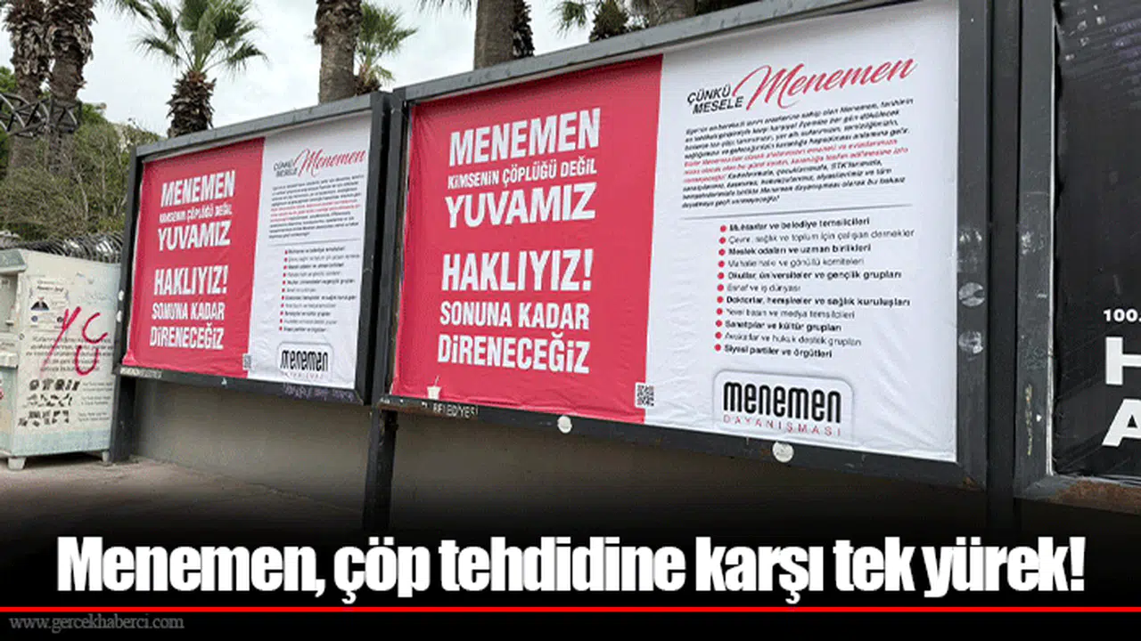 Menemen, çöp tehdidine karşı tek yürek!