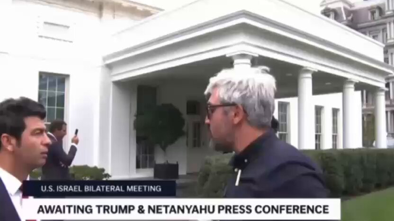 NTV Washington Temsilcisi Hüseyin Günay'ın küfürlü konuşması kameralara yakalandı