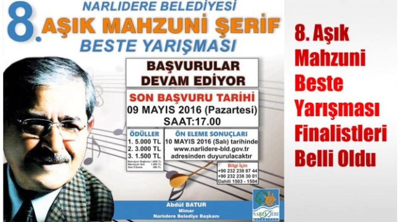 8. Aşık  Mahzuni Beste Yarışması finalistleri belli oldu