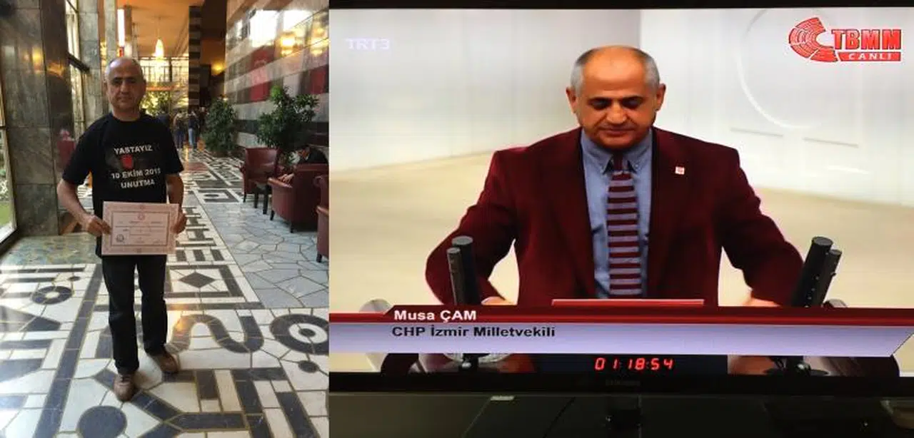 CHP'Lİ ÇAM'DAN 'ANKARA' ANISINA KAYIT VE YEMİN