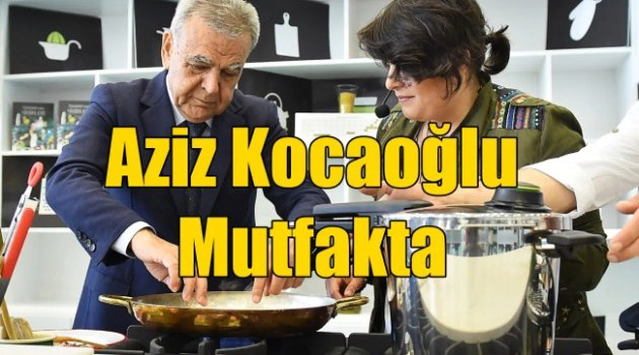 Aziz Kocaoğlu Mutfakta