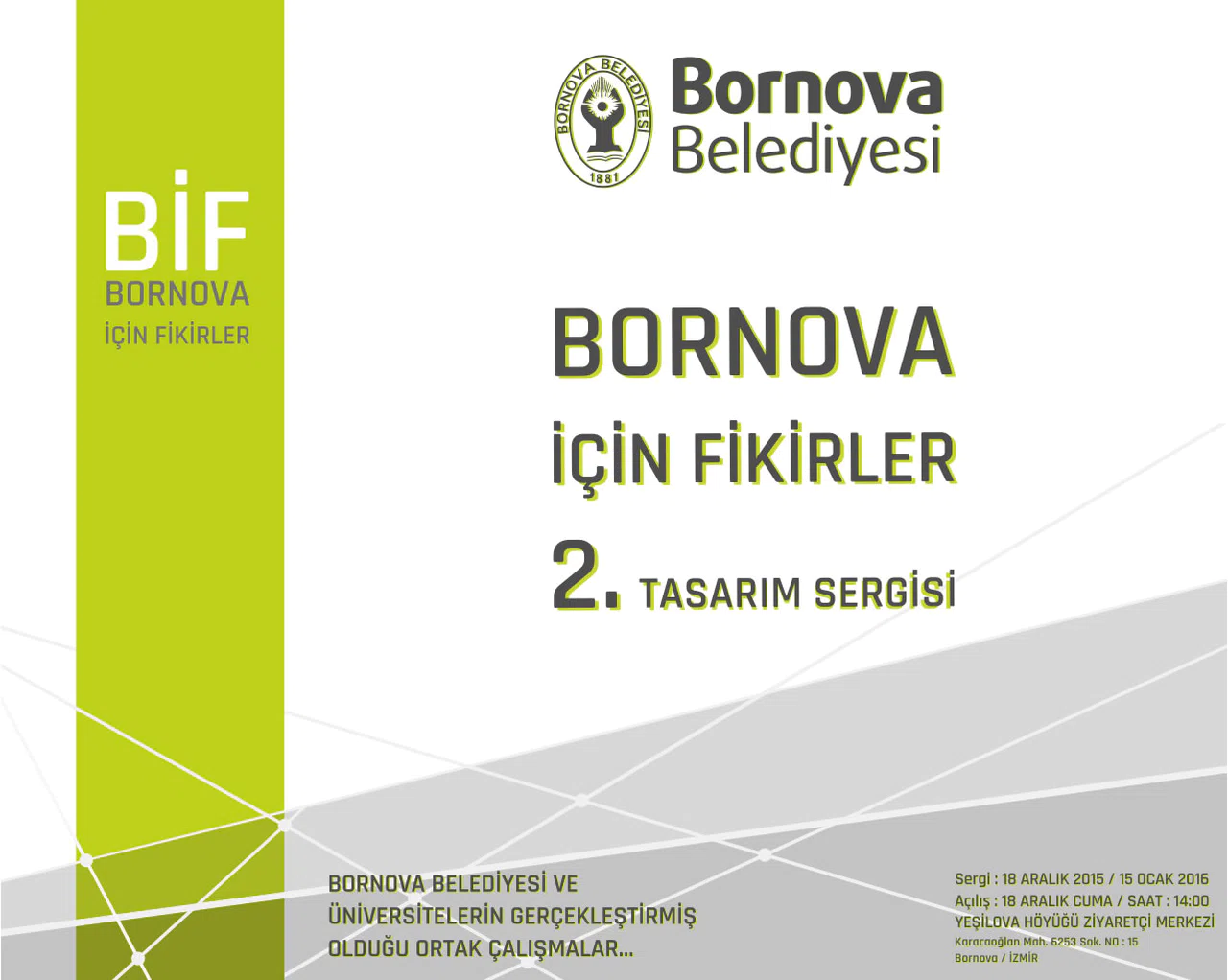 BORNOVA İÇİN FİKİRLER (BİF) YAYINLANDI