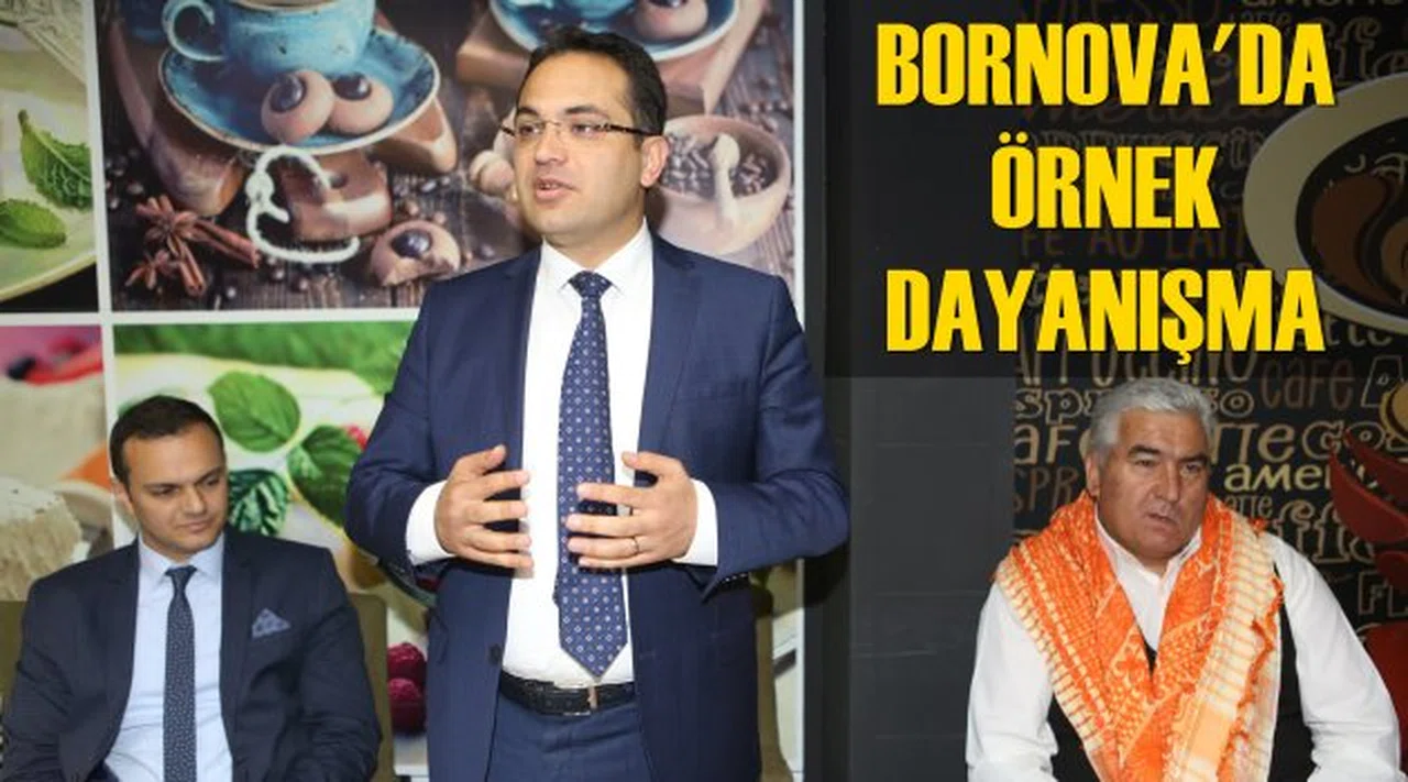 Bornova’ya hizmet yolunda örnek dayanışma