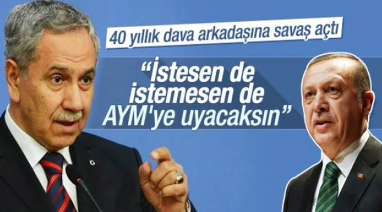 Bülent Arınç: Anayasa Mahkemesi Başkanı'nı tebrik ediyorum