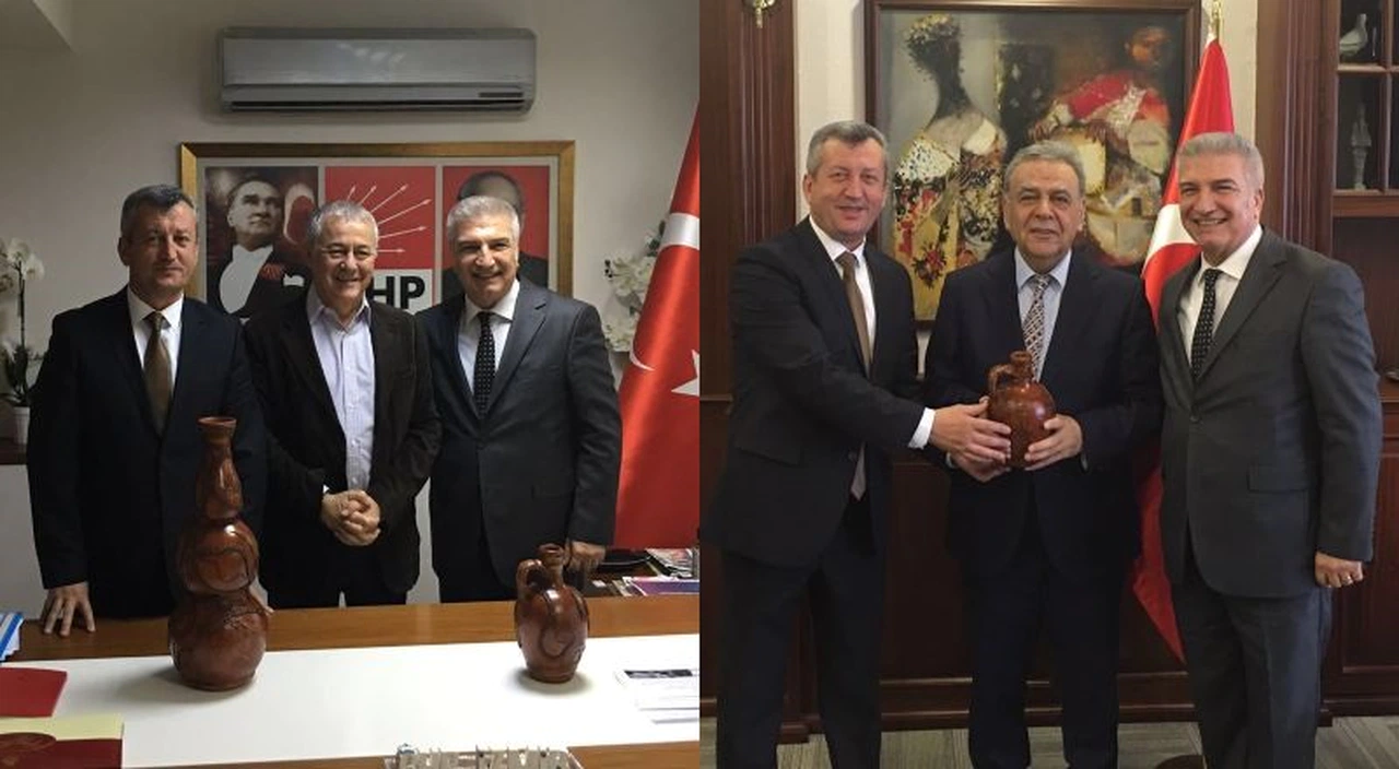 CHP'Lİ BAŞKANLARIN ZİYARETLERİ SÜRÜYOR
