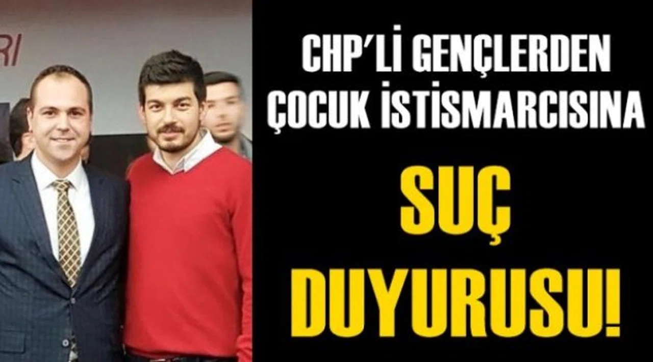 CHP'li gençlerden Çocuk istismarcılarına suç duyurusu