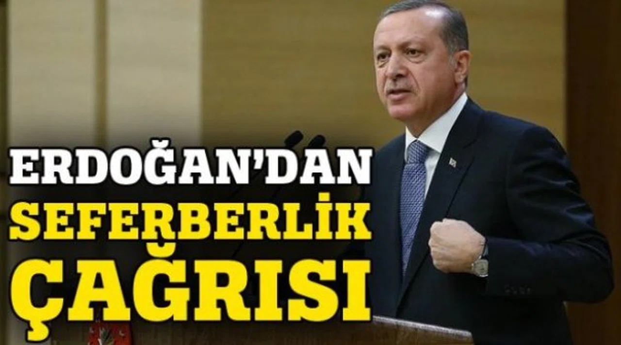 Erdoğan: Milletime yeni bir seferberlik çağrısı yapıyorum
