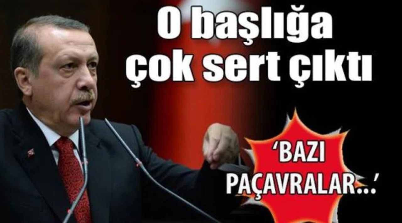 Erdoğan, o başlığa çok kızdı: ''Bazı paçavralar...''