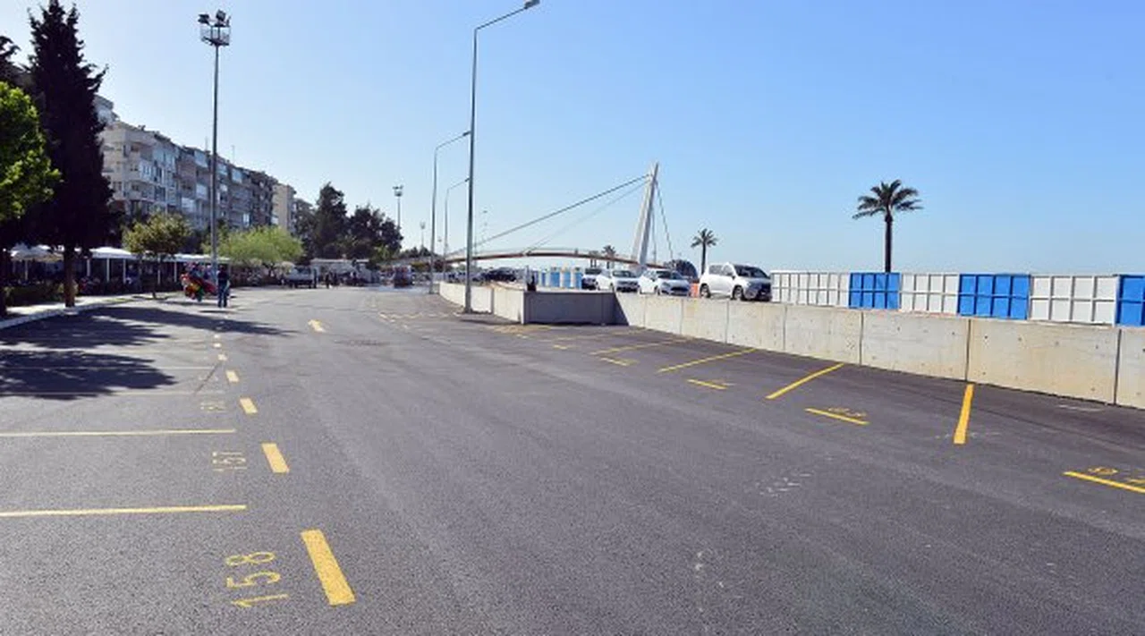 Göztepe'deki ''O'' otoparkı yeniden hizmete girdi