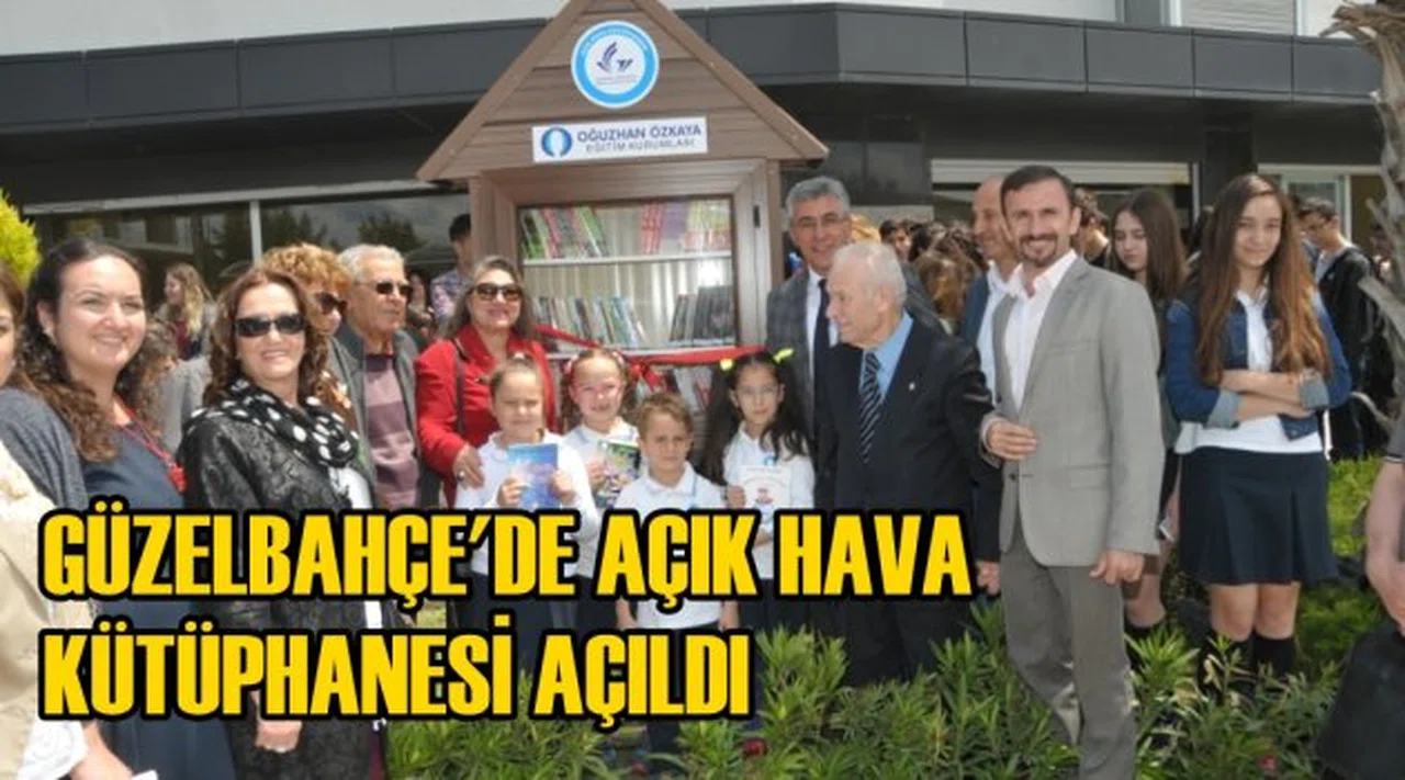 Güzelbahçe’de Açık Hava Kütüphanesi Açıldı