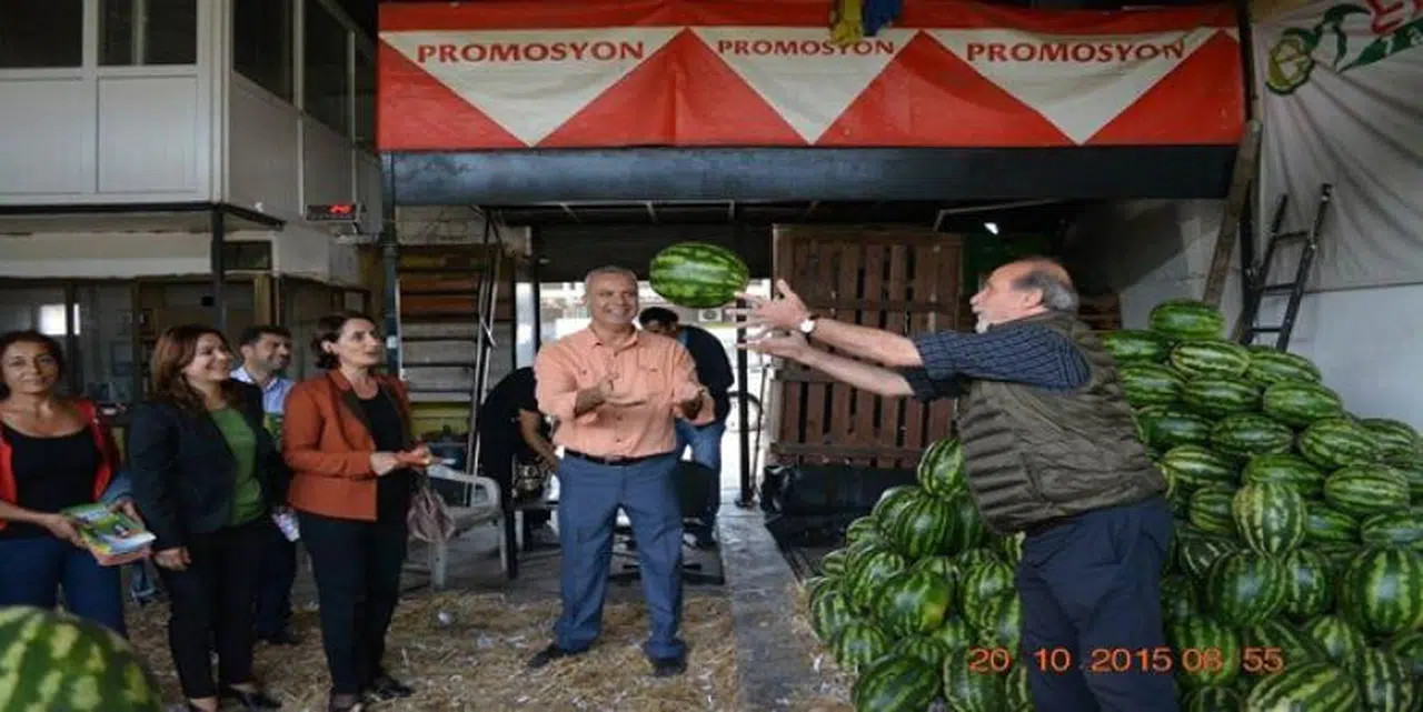 HDP’DEN BALIK VE SEBZE HALİ ÇIKARTMASI