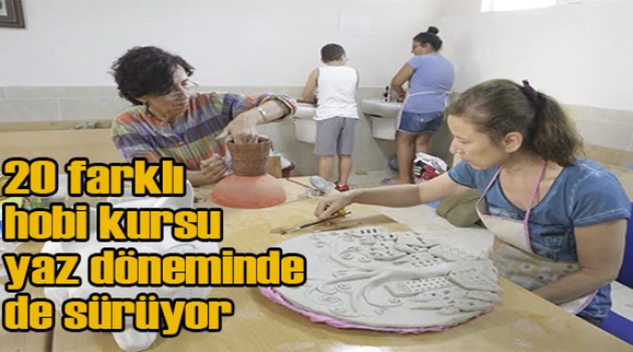 Hobi Kurslarına Yoğun İlgi