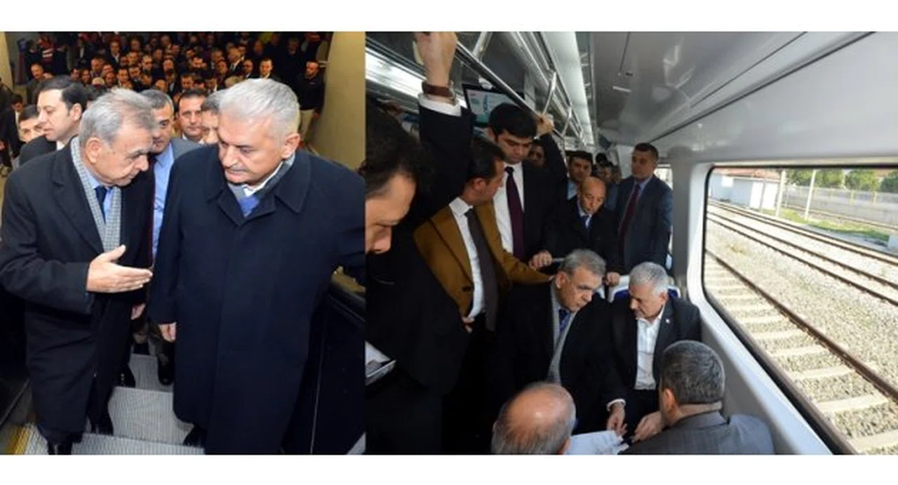 KOCAOĞLU VE YILDIRIM'DAN İZBAN’DA TEST SÜRÜŞÜ!