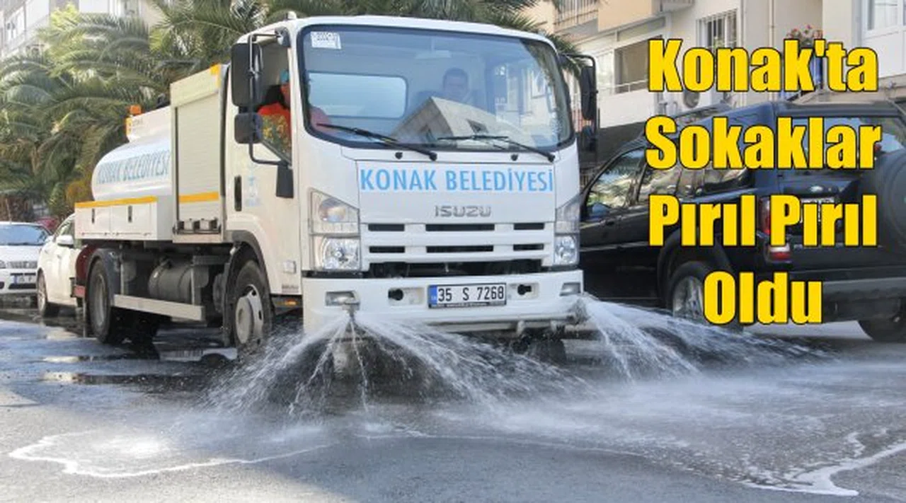 Konak Sokakları Pırıl Pırıl Oldu