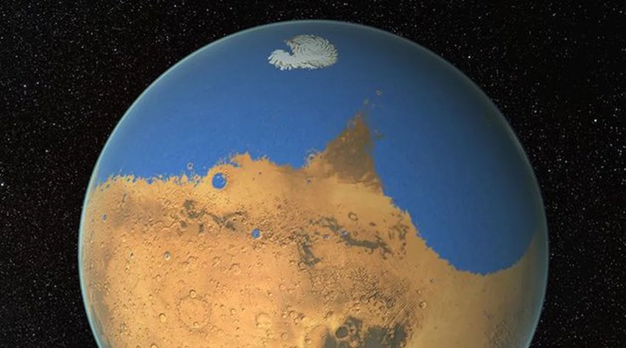 Mars'ta Devasa Buzul Keşfedildi