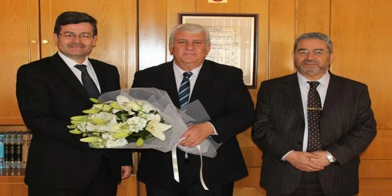 İESOB BAŞKANI ZEKERİYA MUTLU İL MÜFTÜSÜ'NÜ ZİYARET ETTİ