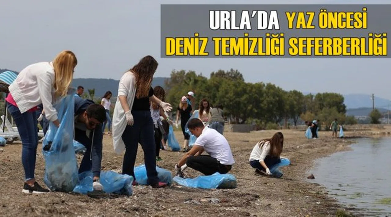 Öğrenciler temiz bir doğa için çöp topladılar