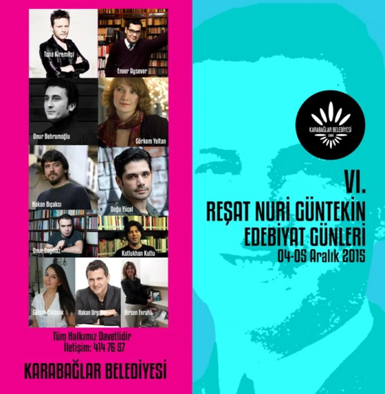 REŞAT NURİ GÜNTEKİN EDEBİYAT GÜNLERİ BAŞLIYOR