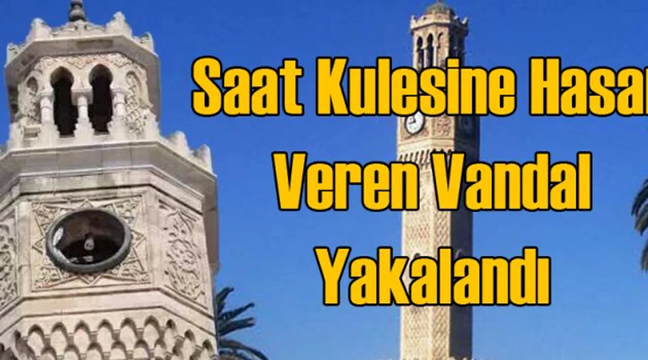 Saat Kulesine Hasar Veren Kişi Yakalandı