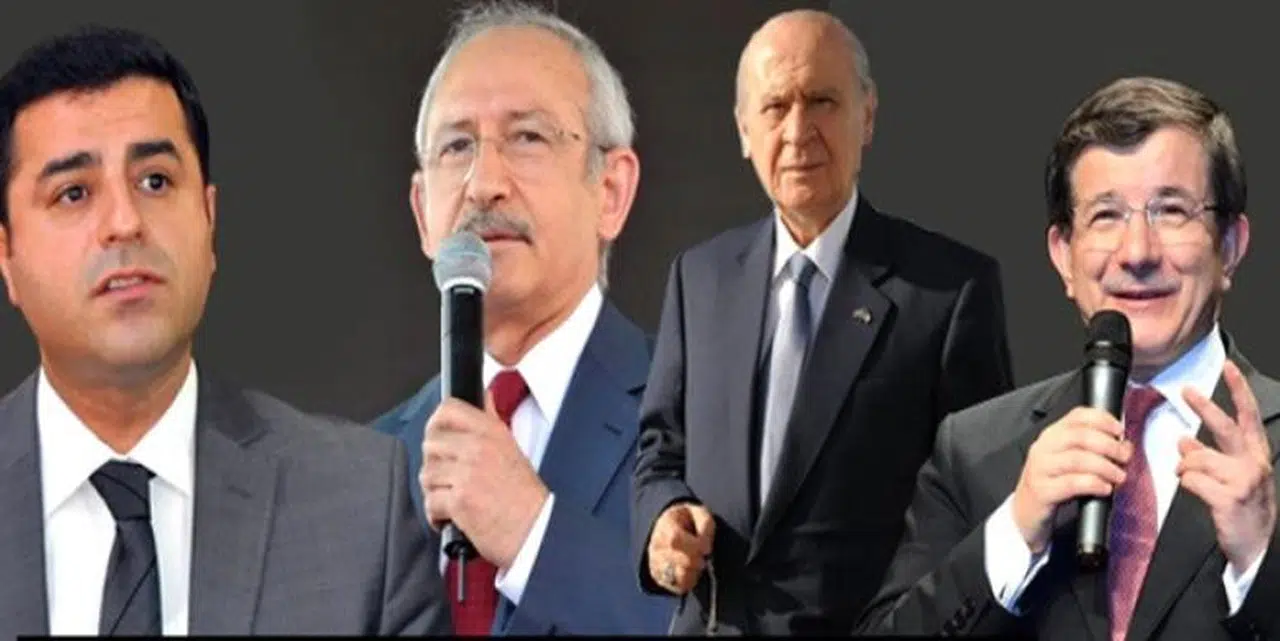 SON SEÇİM ANKETİNDE CHP YÜZDE 25’İN HDP BARAJIN ALTINDA
