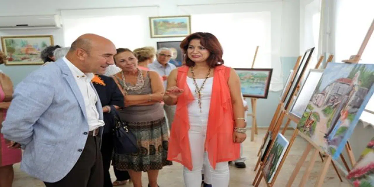 ÜRKMEZ’İN YENİ RESSAMLARINDAN İLK SERGİ