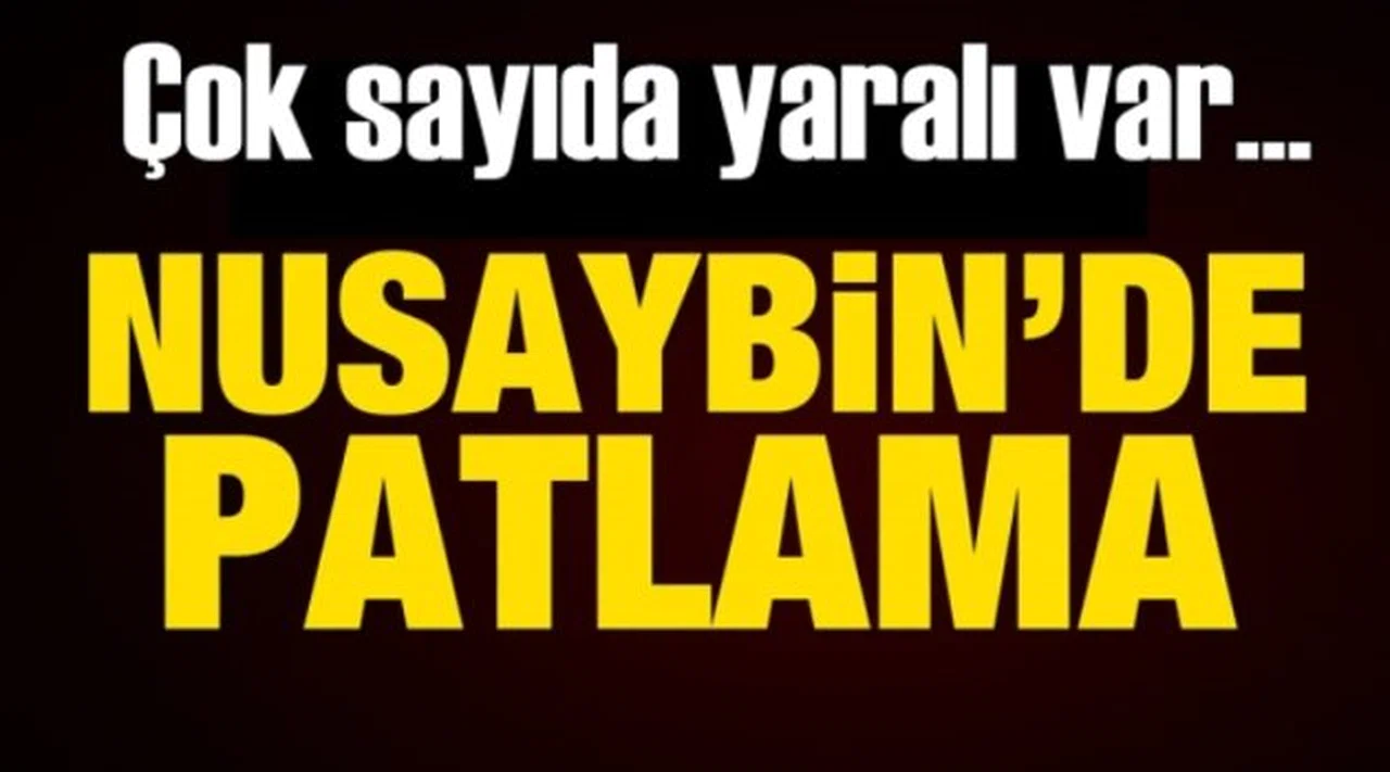 Son Dakika! Nusaybin’de Patlama!