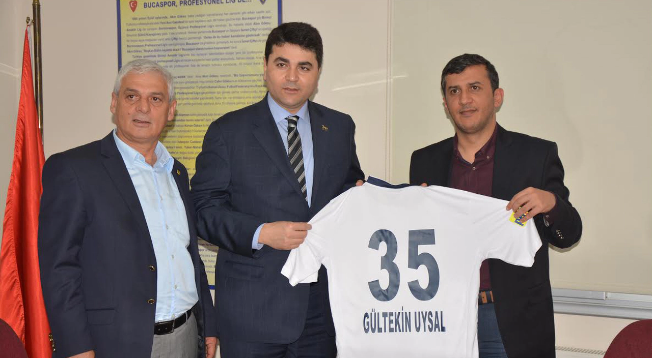 DP Genel Başkanı Uysal, Bucaspor'u ziyaret etti.