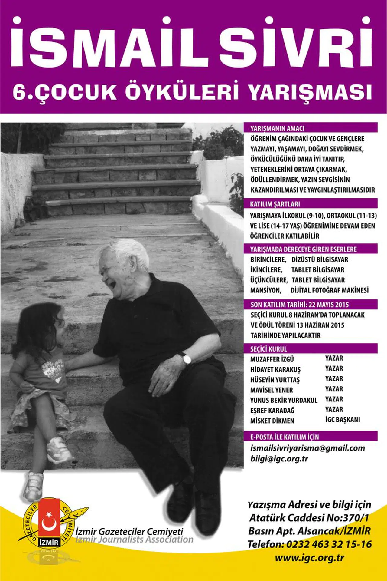 İSMAİL SİVRİ ÇOCUK ÖYKÜLERİ YARIŞMASI’NA BAŞVURULAR BAŞLADI