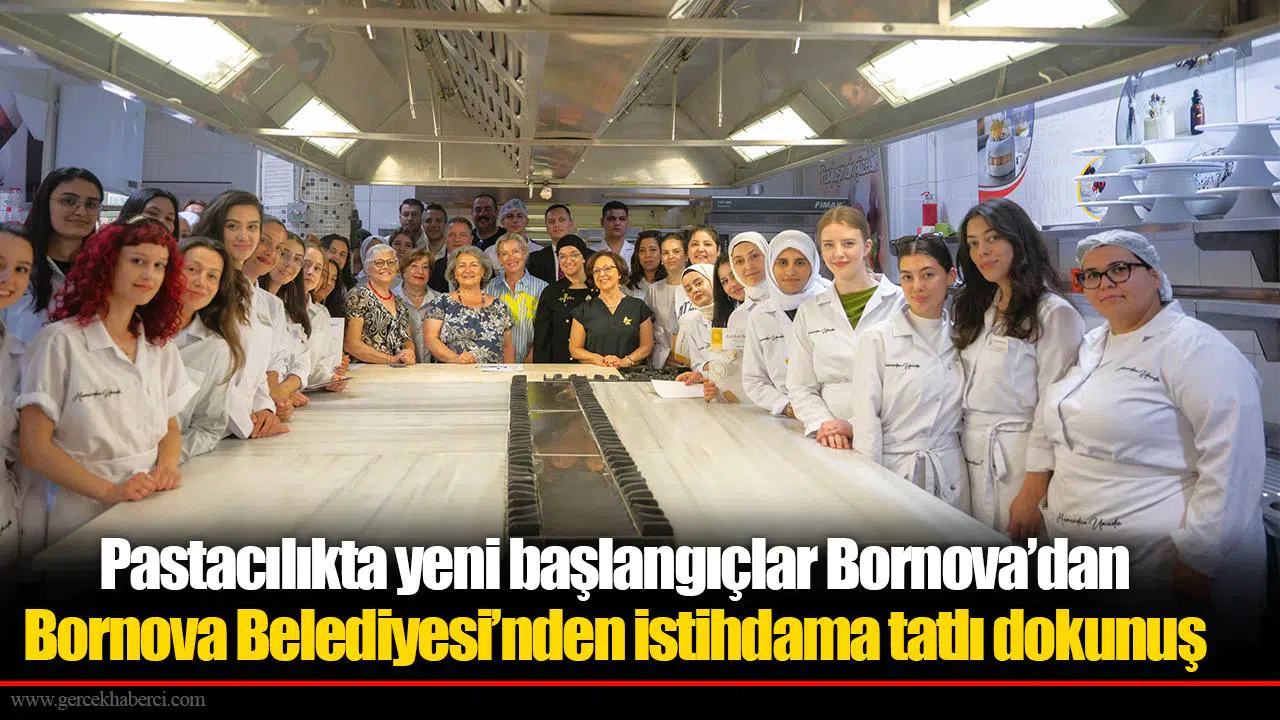 Bornova Belediyesi’nden istihdama tatlı dokunuş