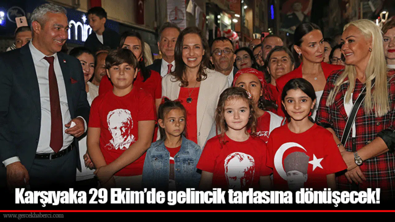 Karşıyaka 29 Ekim’de gelincik tarlasına dönüşecek!