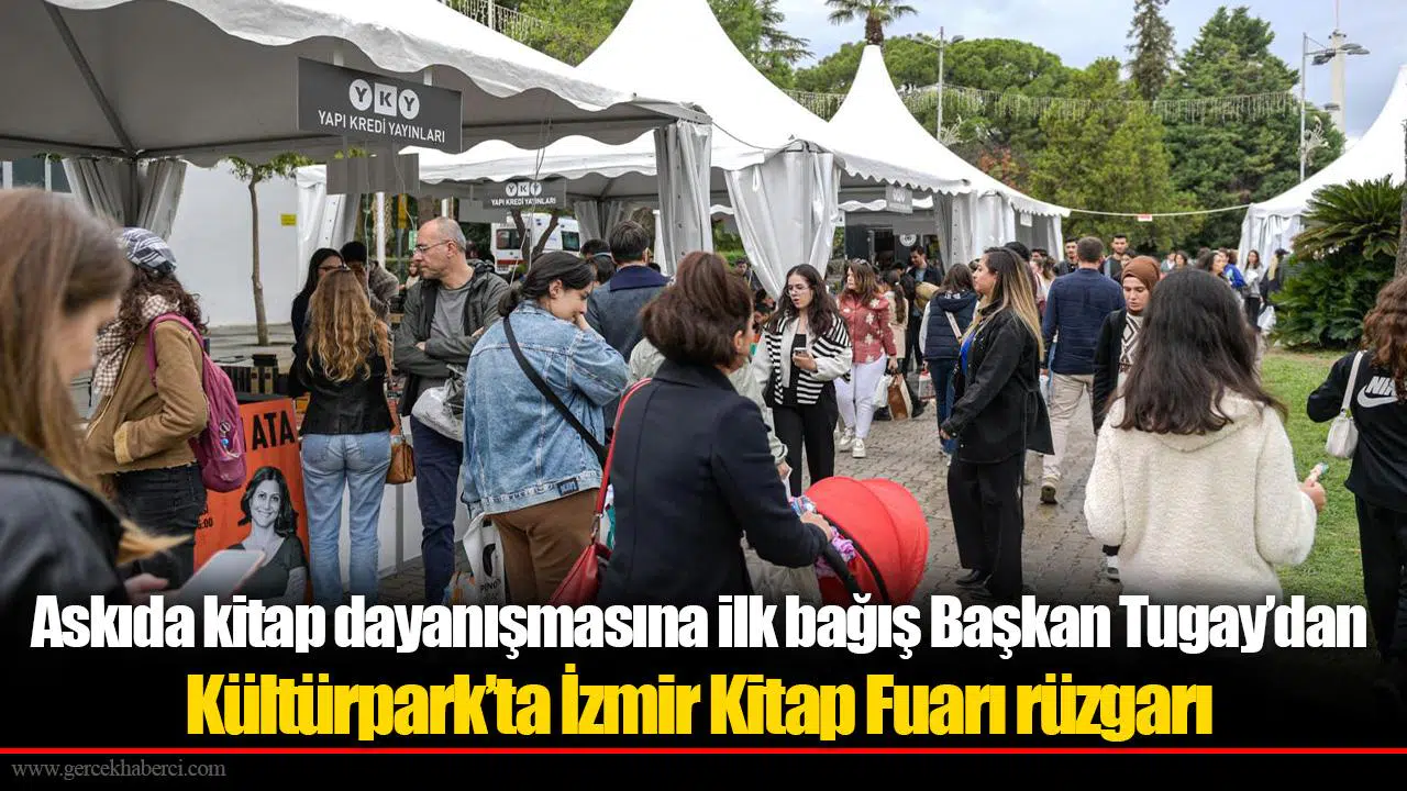 Kültürpark’ta İzmir Kitap Fuarı rüzgarı