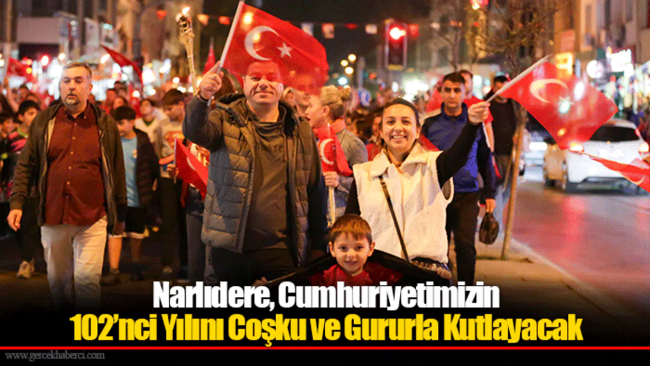 Narlıdere, Cumhuriyetimizin 102’nci Yılını Coşku ve Gururla Kutlayacak