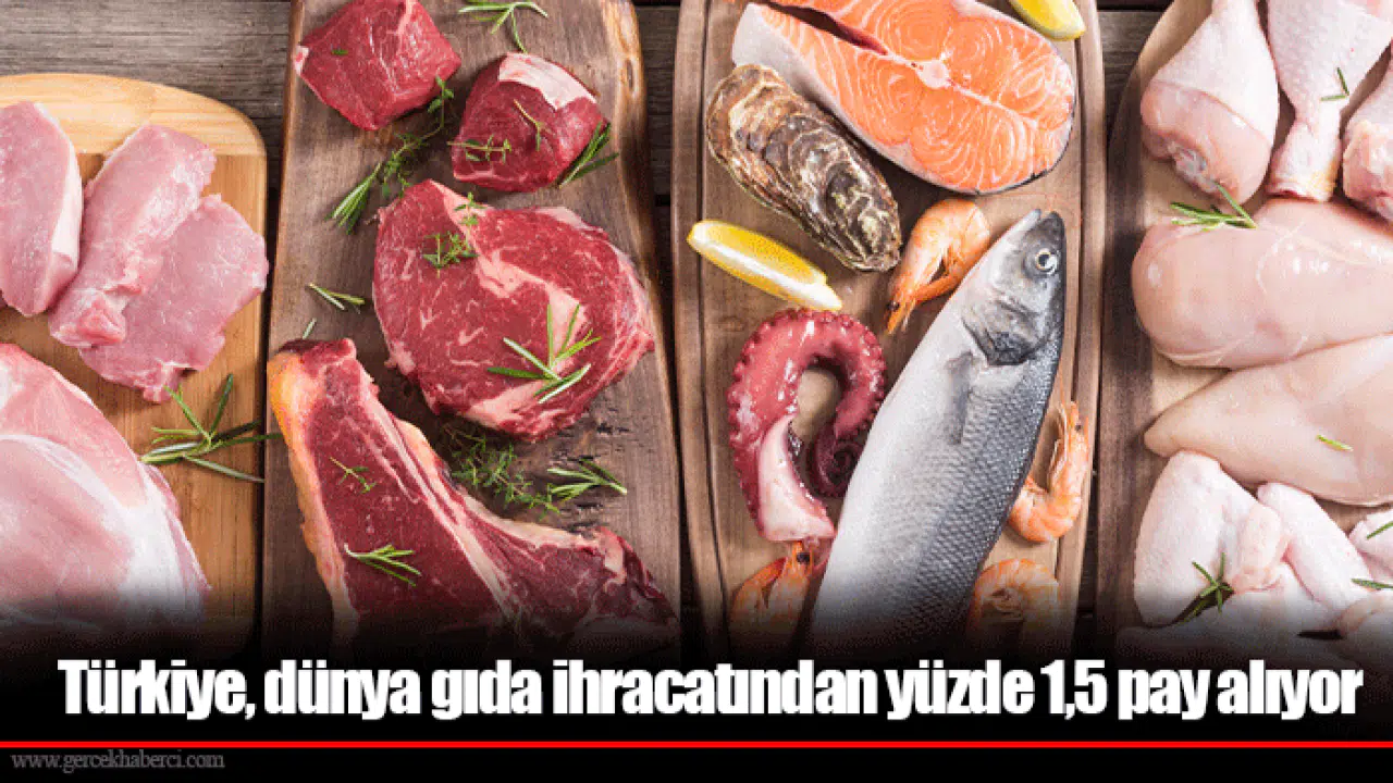 Türkiye, dünya gıda ihracatından yüzde 1,5 pay alıyor