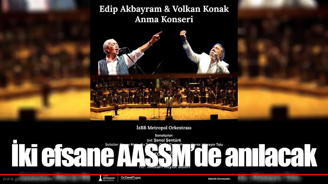 İki efsane AASSM’de anılacak