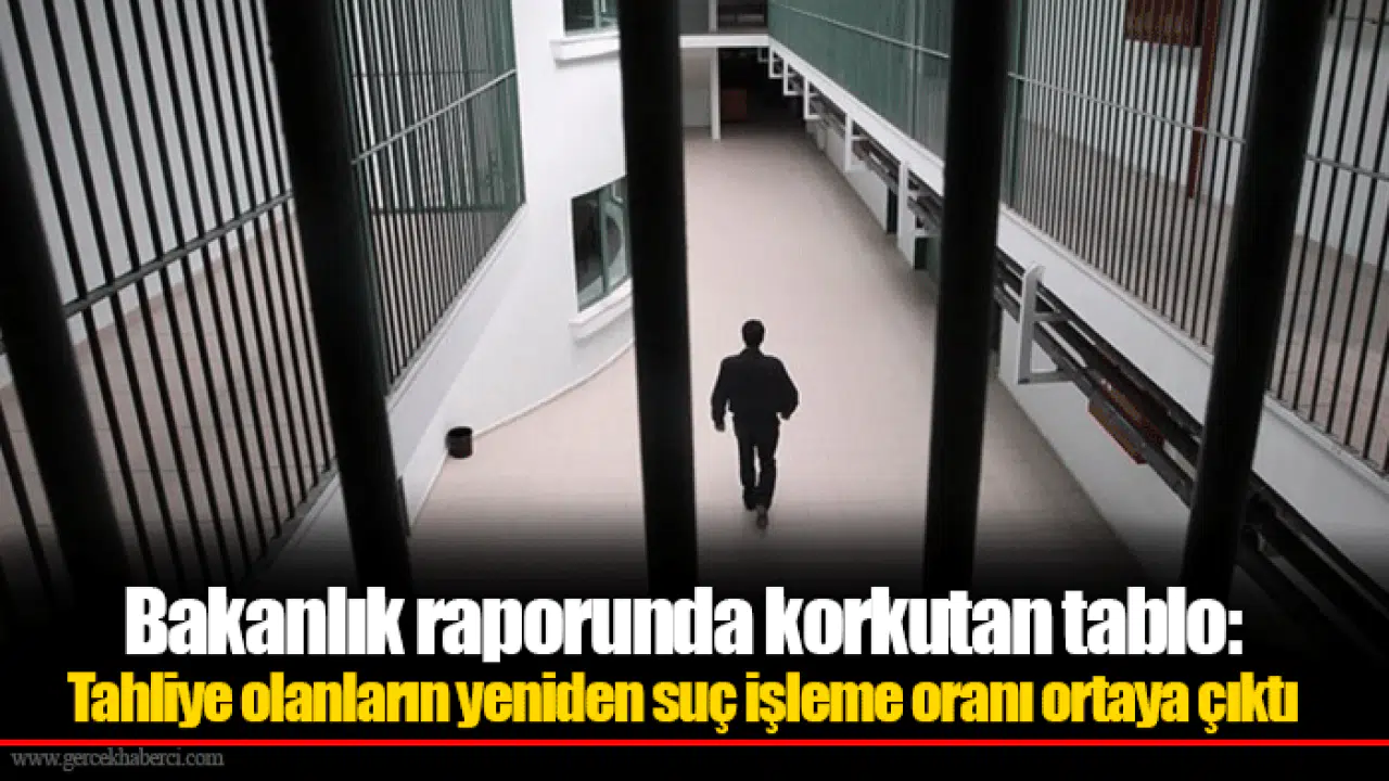 Bakanlık raporunda korkutan tablo: Tahliye olanların yeniden suç işleme oranı ortaya çıktı