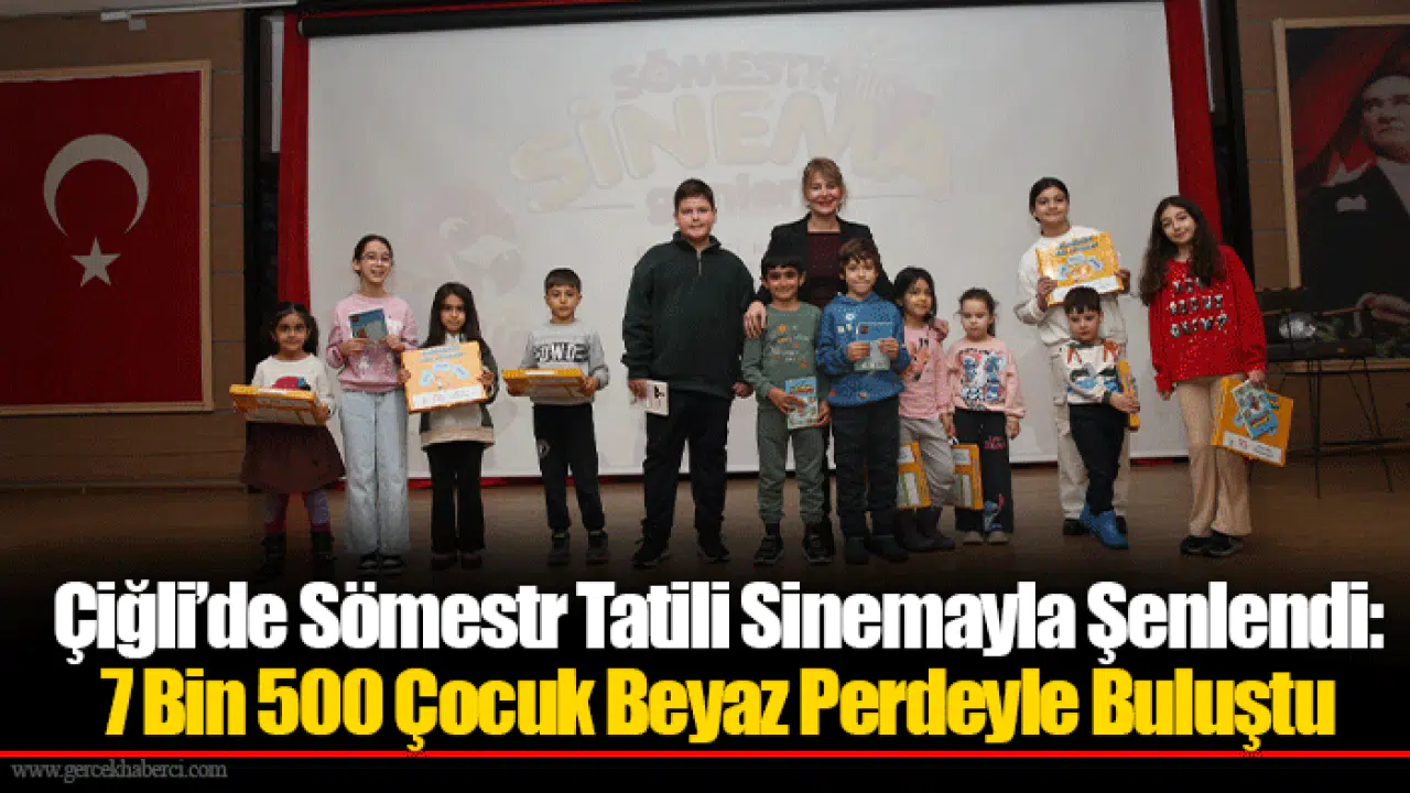 Çiğli’de Sömestr Tatili Sinemayla Şenlendi: 7 Bin 500 Çocuk Beyaz Perdeyle Buluştu