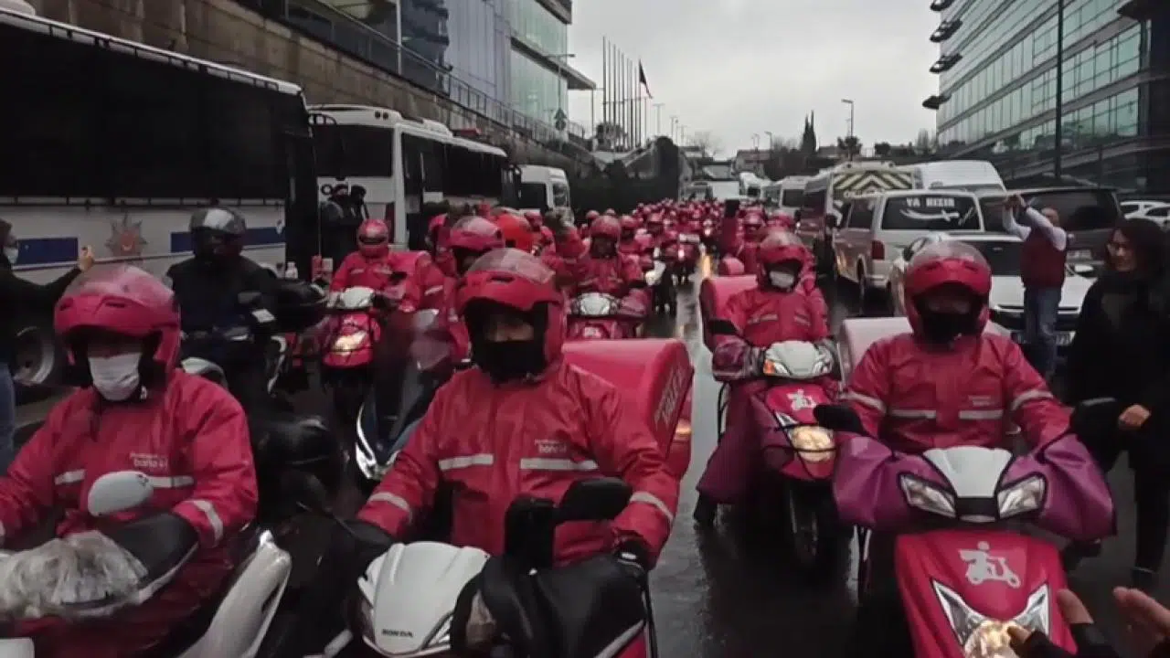 Motokuryeler 3 gün iş bırakacak