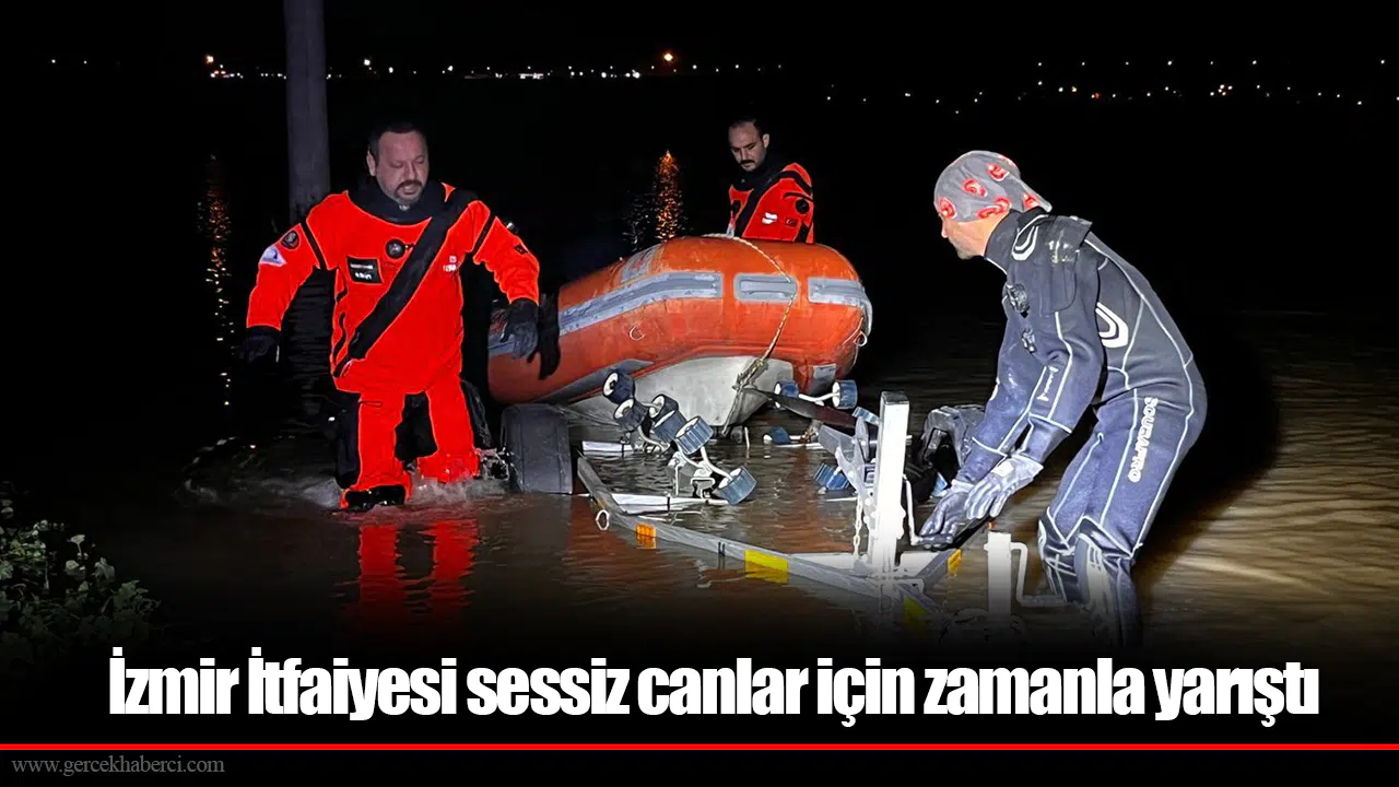 İzmir İtfaiyesi sessiz canlar için zamanla yarıştı